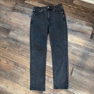Black Madewell perfect vintage Jean